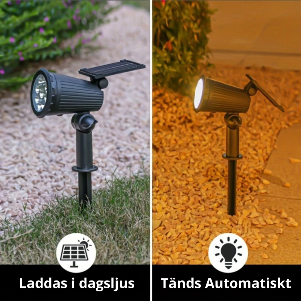 Solstråle - Solcellspotlight – BelysningsProffsen